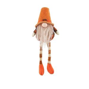 Gnomo autunno gambemolli 41 cm righe