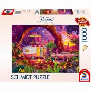 Schmidt Spiele Jeff Haynie  Camping in der Wüste 1000 Teile Puzzle SchmidtSpiele58574