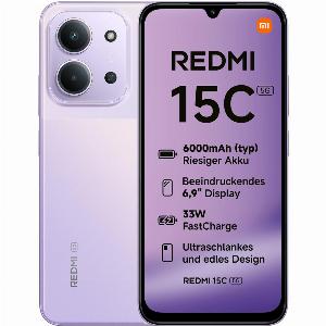 Xiaomi Redmi 15C 5G 128 GB Dusk Purple mit Allnet Flat 70 GB