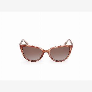 Guess Damen GU00189 47F Sonnenbrillen Injiziert Braun Braun Cat Eye Normal
