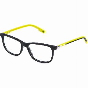 Montures optiques carrées Fila Junior VFI887L en acétate noir 5225