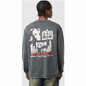 Home Grown x Stranger Things Creel Long Sleeve TShirt grau