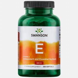 Natürliche Vitamin E 400IU von Swanson  250 Kapseln jetzt 1947 