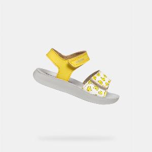 Sandalini GEOX Lightfloppy per bambina GialloBianco ora a 2392