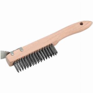 Get 20 Discount on Sealey 4Row Wire Brush and Scraper