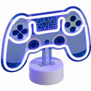 15 Rabatt auf blaue NeonTischleuchte mit LED Spiel Ambiente