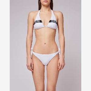 Yuko  slip regolabile con fiocchi bianco xl