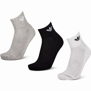 Adidas Ankle 3 Pack Unisex Socks  White  Size 8510  Cotton  Foot Locker