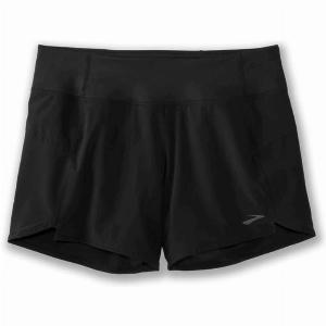 Brooks Chaser 5 Shorts Zwart Dames Maat XS
