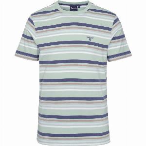 Barbour Houstead Stripe Tailored Fit TShirt Pale Apple