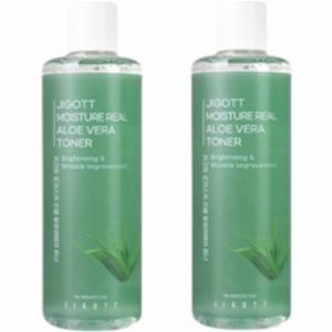 Jigott  Moisture Real Aloe Vera Toner  300ml 2ea Set