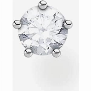 THOMAS SABO Silver Five Claw Cubic Zirconia Single Stud Earring H213505114