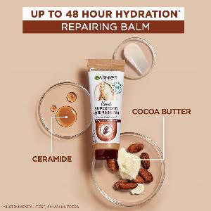 Garnier Vegan Hand Superfood Reparierende Handcreme mit Kakao und Ceramid für Sehr Trockene Raue Hände 75 ml