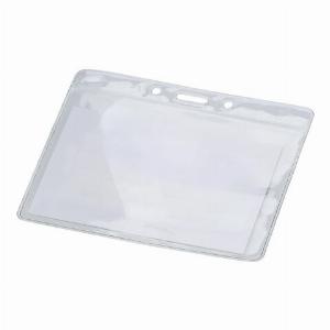 Promotional PVC card holder Quinn  neutral  branded with your logo