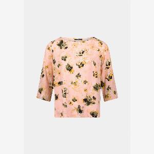 zero Viskosebluse mit Blumenmuster  RosCream