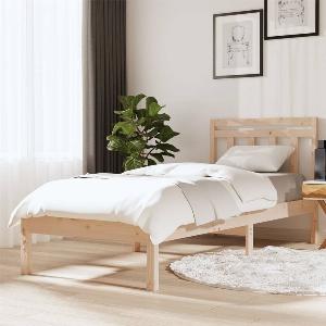 vidaXL Small Single Bed Frame 75x190 cm Solid Wood Now 11942