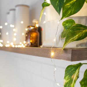 Guirlande USB 100 Micro LED Blanc Chaud