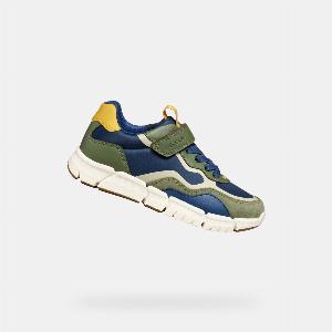 GEOX Flexyper Garçon Vert Militairebleu