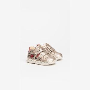 NeroGiardini Outlet Sneakers Baby da Bimba in Pelle Beige