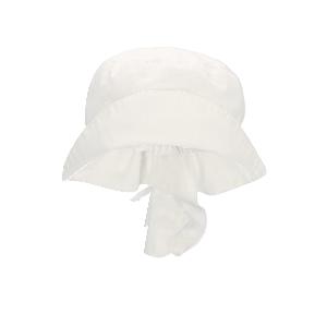 Cappello Sterntaler bianco con paracollo ora a 627  con sconto del 5