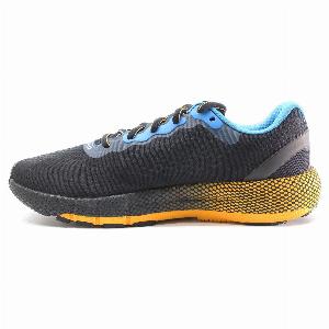 Under Armour HOVR Machina 2 Synthetic Textile Mens Low Top Sneakers  Black Orange  SizeUS 8 Men