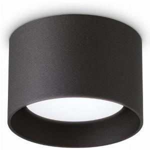 Spike Round Surface Mounted Downlight Black