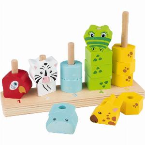 Réduction de 50 sur le jeu en bois Playtive animaux à empiler