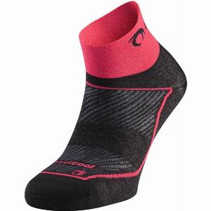 Socks Lurbel Race Three Black Pink Size L
