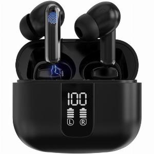 Strex Wireless Earphones  Aktive Geräuschunterdrückung  LEDAnzeige  Kabellose BluetoothOhrhörer  Ohrhörer Wireless  Bluetooth 53  Schwarz