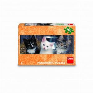 Dino XXL Teile PanoramaPuzzle Three Kittens 150 Teile Puzzle Dino39333