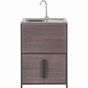 SUNJOY Stainless Steel Fleetwood Kitchen Sink with Cabinet