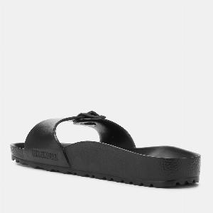 Birkenstock Womens Madrid Slim Fit Eva Single Strap Sandals  Black