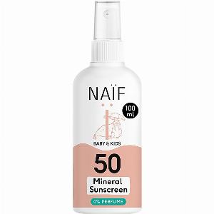 Naïf Sonnenschutz 0 Parfüm für Baby  Kinder SPF50 100ml