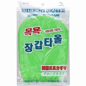 Goldsangsa Exfoliating Towel Glove PeelingHandtuch Grün 1 Stück