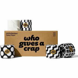 Who Gives a Crap Bamboo Double Length Toilet Tissue  16 Rolls