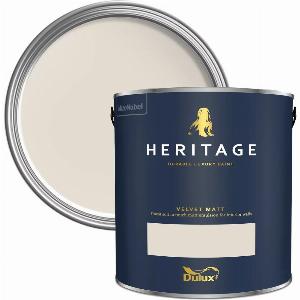 Dulux Heritage Velvet Matt Paint 1L Flax Seed High Quality Matt Emulsion Paint