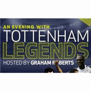 Enjoy an 18 discount for an evening with legendary Tottenham players