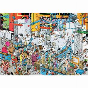 Puzzle jvh fabrique de bonbons 500 pièces jumbo