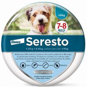Seresto Collare Antipulci per Cani   per cani fino a 8 kg 38 cm  Antiparassitario per cani  1 ORDINE scegli lo sconto BZR5  BZR20  200 punti fedeltà