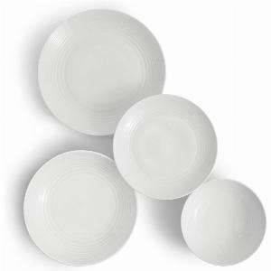 Gordon Ramsay Maze White 16pc Dinner Set with Pasta Bowl