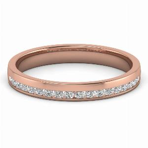 30 Discount on Unique 18K Rose Gold MOH Solitaire Wedding Rings 45mm