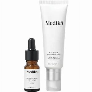 Medik8 Balance Moisturiser 50ml Glycolic Acid Activator 5ml