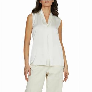 Relish blusa in raso Doceo avorio