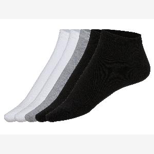 LIVERGY Lot de 5 paires de socquettes homme
