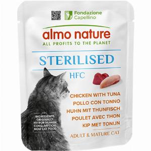 Sconto del 28 su Almo Nature HFC Sterilizzato all Pollo e Tonno  50 g 6 confezioni