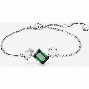Swarovski Mesmera Green Mixed Cuts Rhodium Plated Bracelet 5668360 M