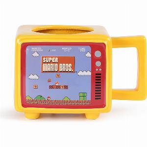 Pyramid Retro TV Heat Change Mug  Super Mario Bros Like a Boss