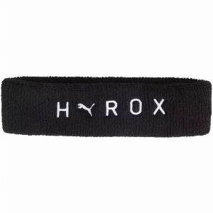 Puma x Hyrox Schwarzes Stirnband