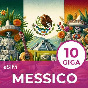 eSim Messico 10GB per 30 giorni ora a 3170 sconto del 2