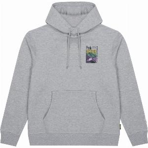 Hikerdelic Hotel Hoodie Grey Marl